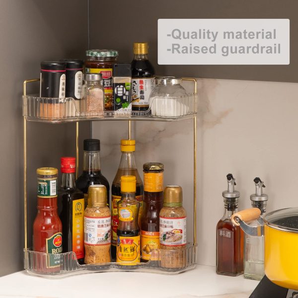 Large Corner Countertop Makeup Organizer