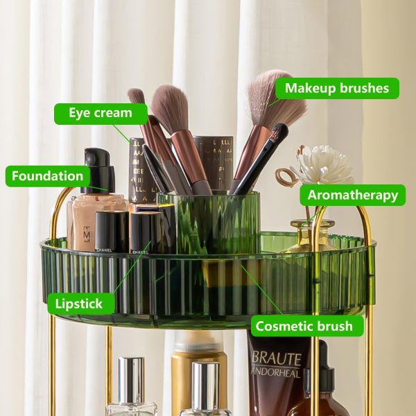 Rotating Makeup Counter Organizer