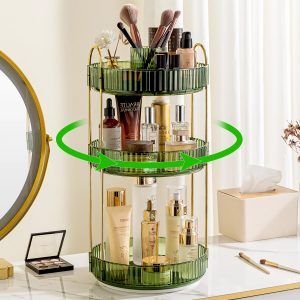 Rotating Makeup Counter Organizer