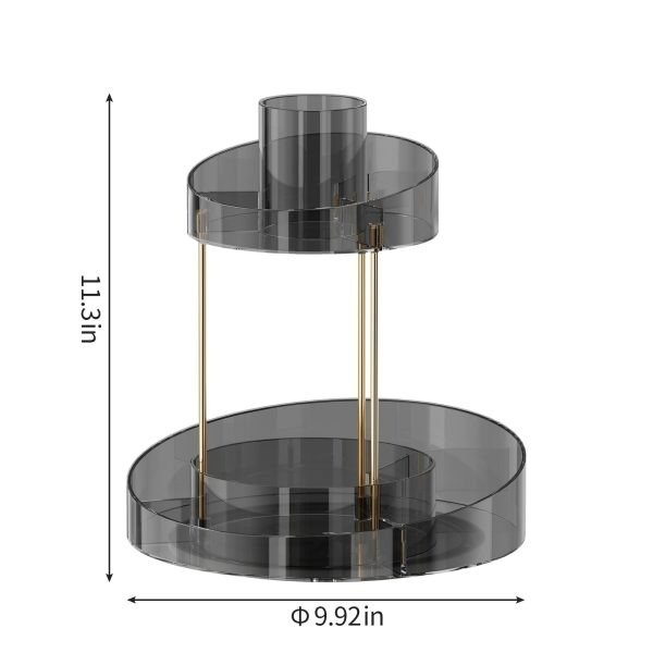 Bathroom Counter Organizer Rotating
