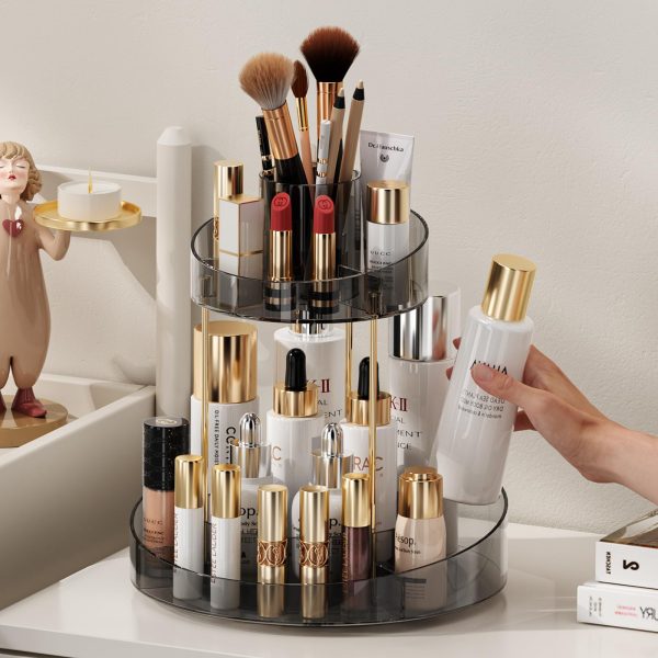 Bathroom Counter Organizer Rotating