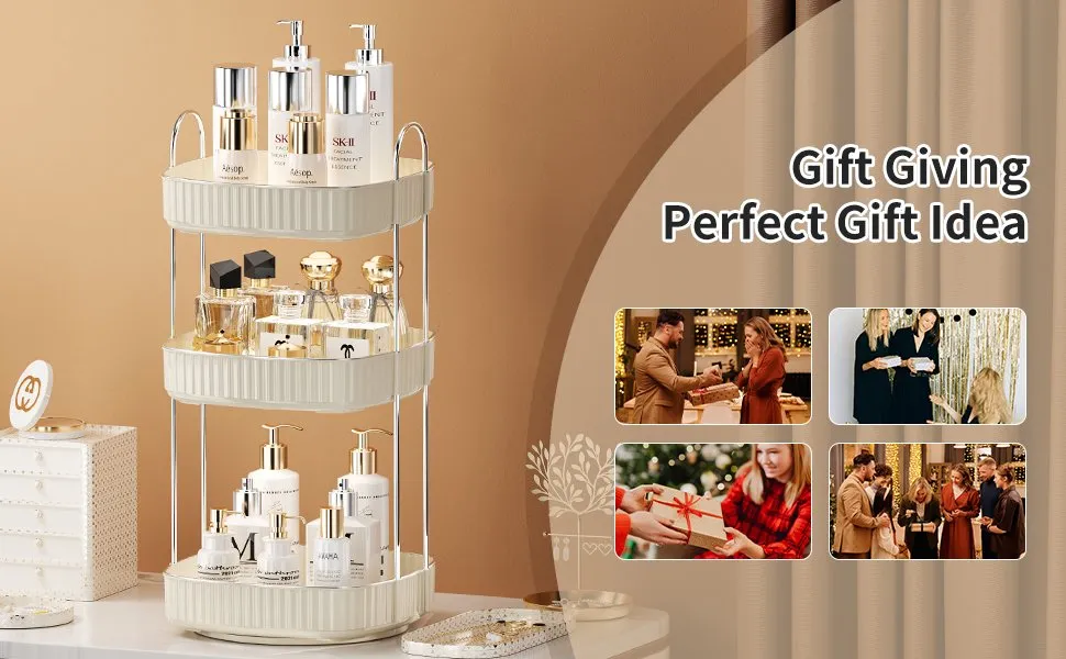 it‘s a great gift - Spinning Counter Makeup Organizer