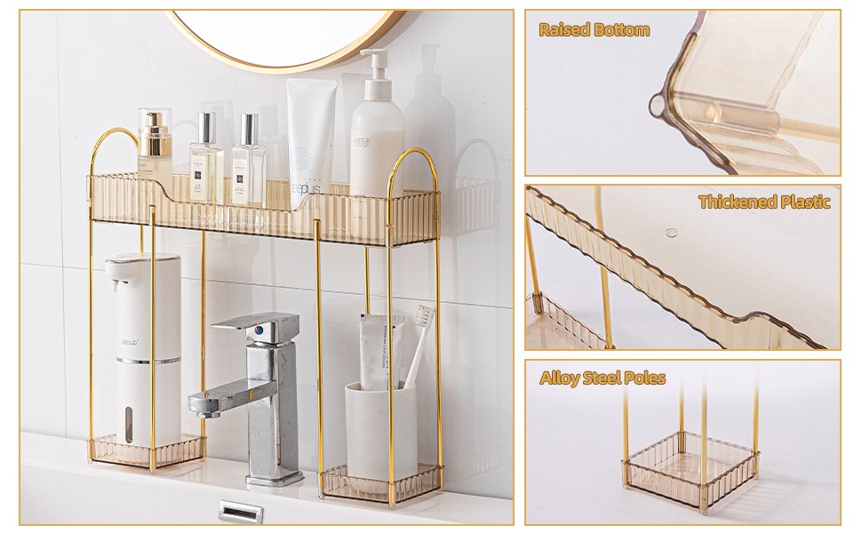 product details-Bathroom Counter Organizer Over The Faucet