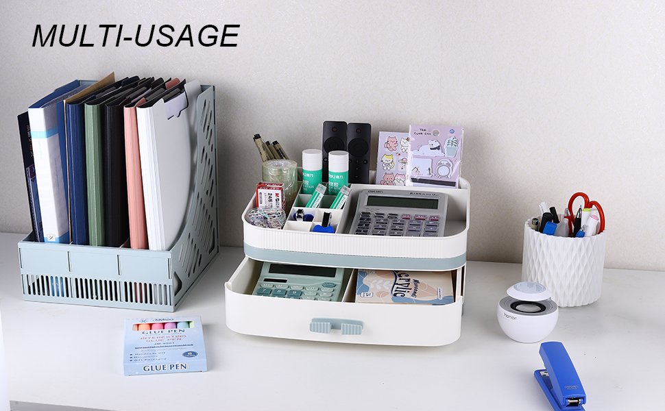 product show-makeup counter organizer with drawer