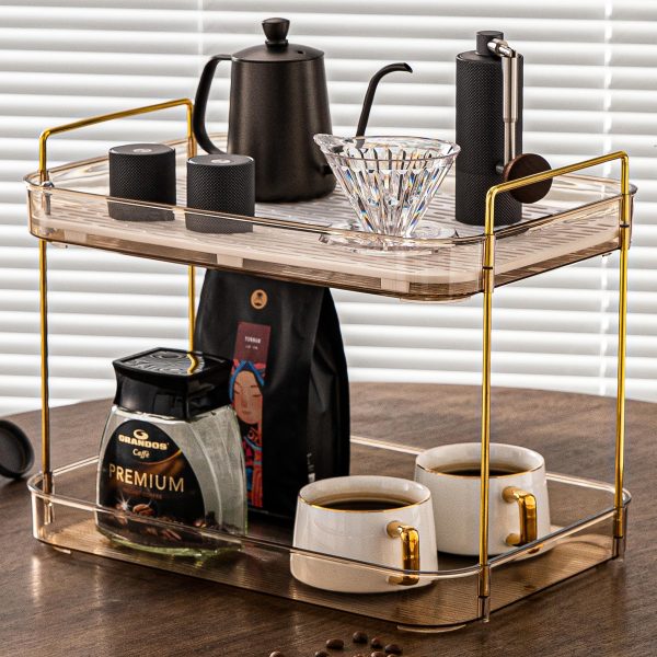 Large Capacity Counter Storage Organizer with Drain Board