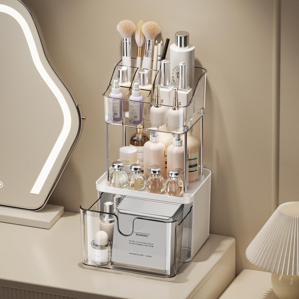 Makeup Countertop Organizer with Drawer