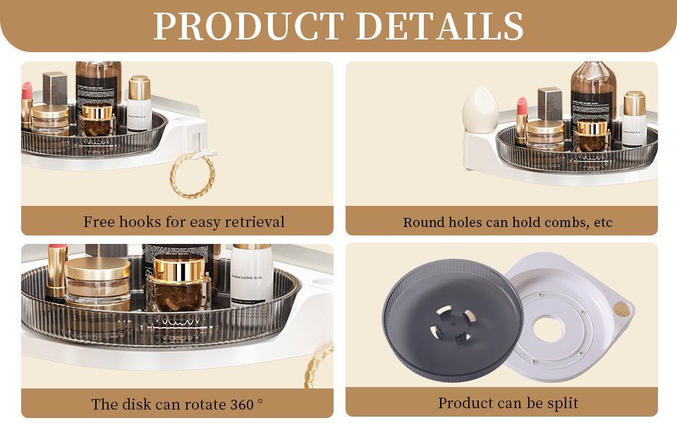product details-Rotation Shower Organizer 