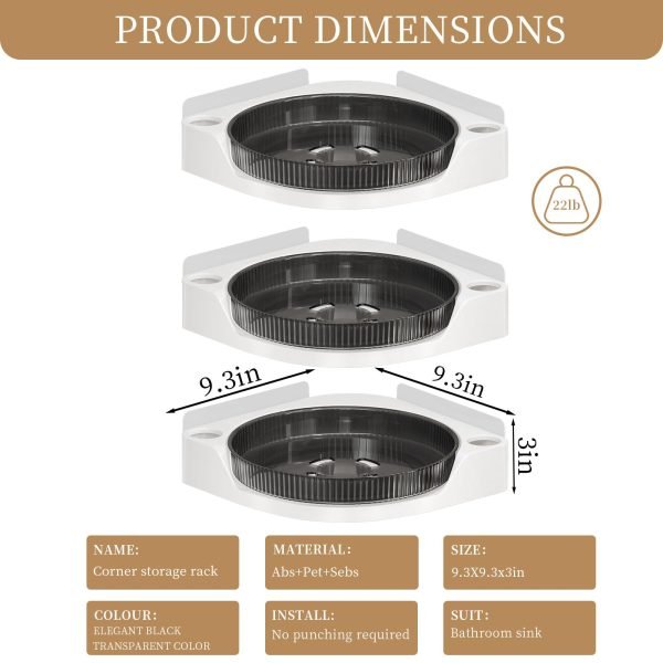 Rotation Shower Organizer