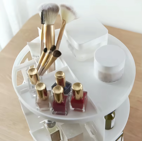 Rotating cosmetic Organizer Shelf