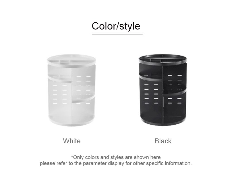 Rotating cosmetic Organizer Shelf