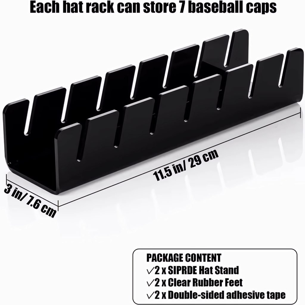 baseball cap storage bracket