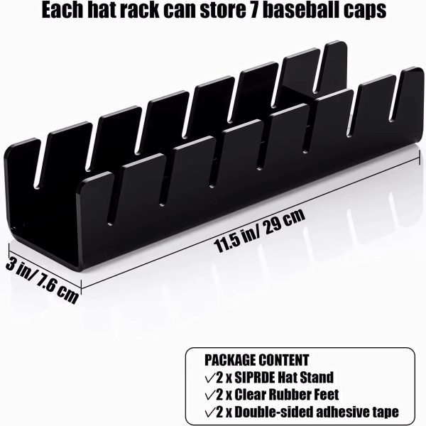 baseball cap storage bracket