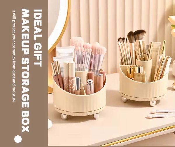 360 Degree Rotating Lipstick Makeup Brush Organiser