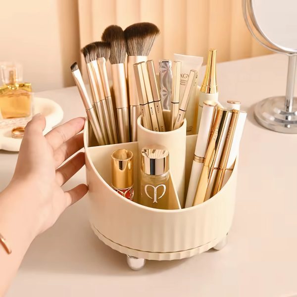 360 Degree Rotating Lipstick Makeup Brush Organiser