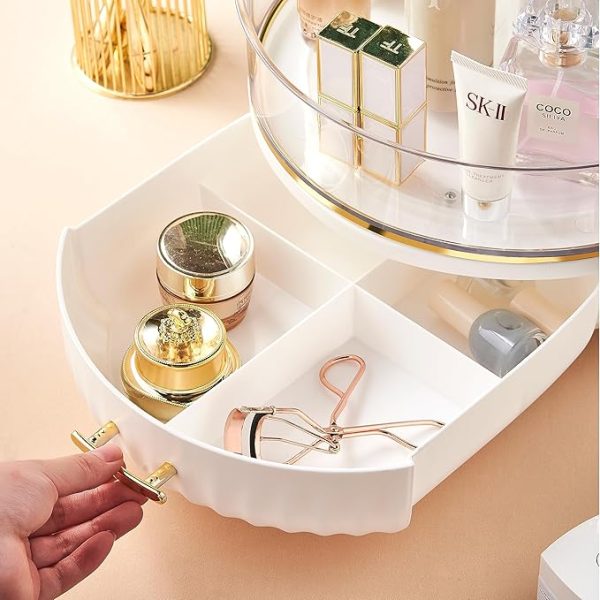 360 Rotating Makeup Organizer for Vanity 360 Rotating Makeup Organizer for Vanity