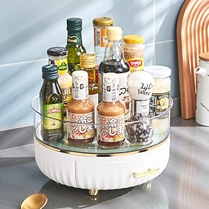 360 Rotating Makeup Organizer for Vanity