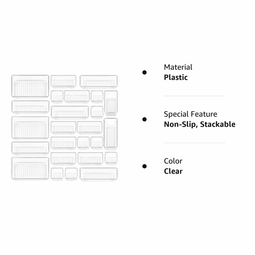 Built-In Drawer Organizer Set 