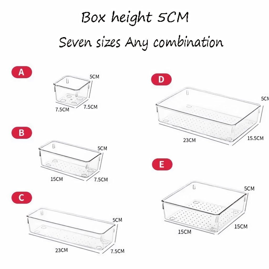 Built-In Drawer Organizer Set 