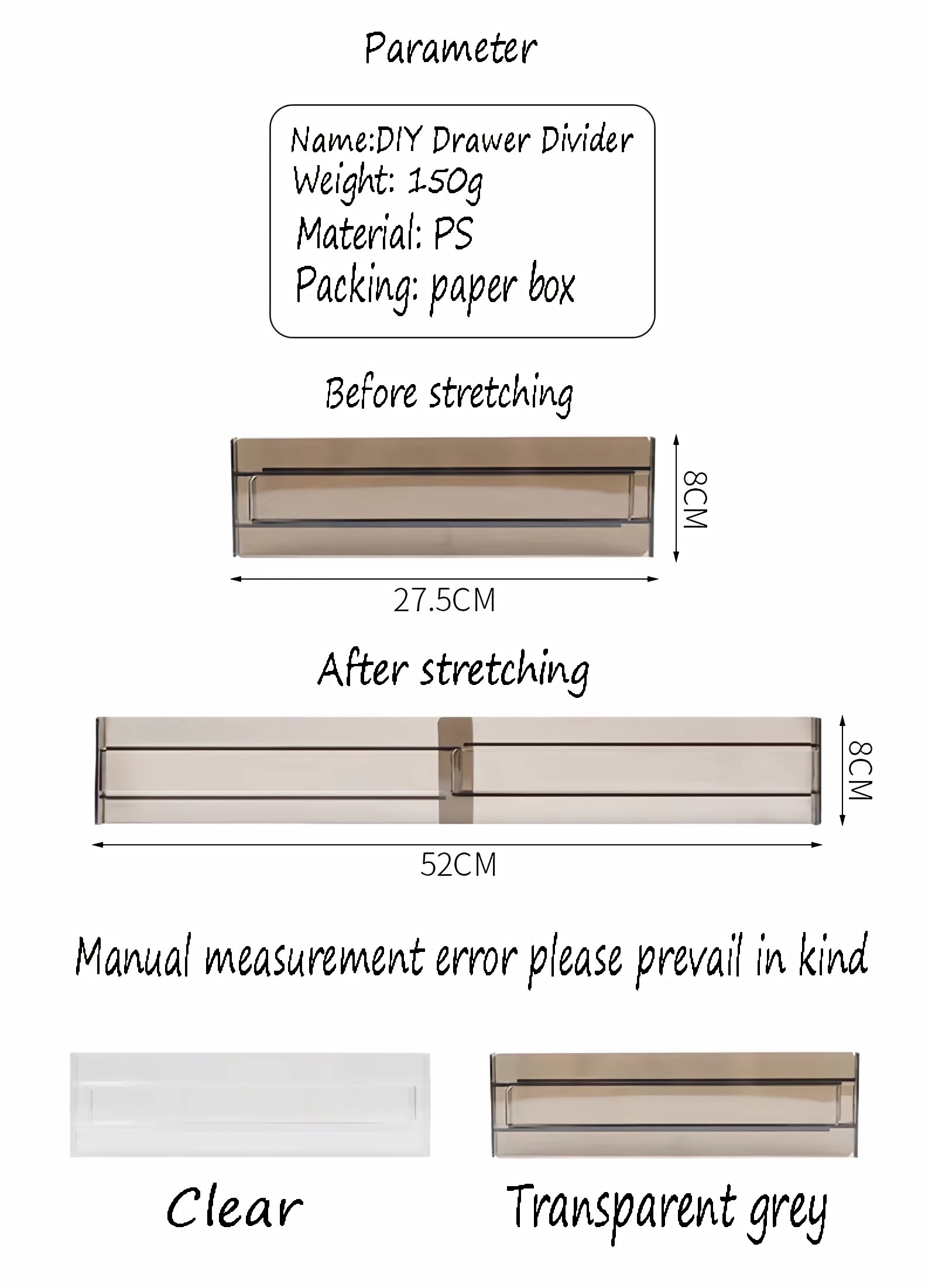 Drawer Organization Storage Divider 