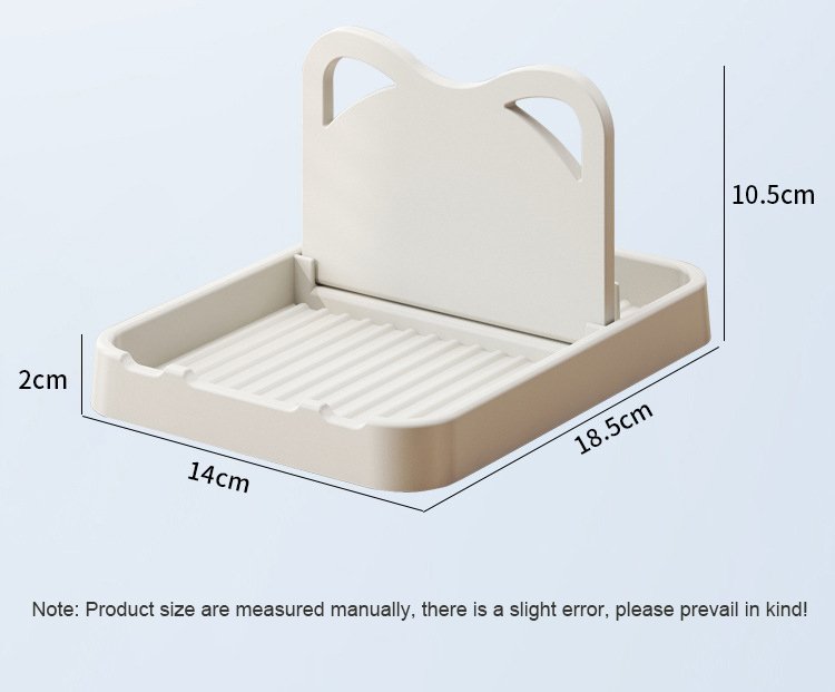 Kitchen household pot lid rack countertop