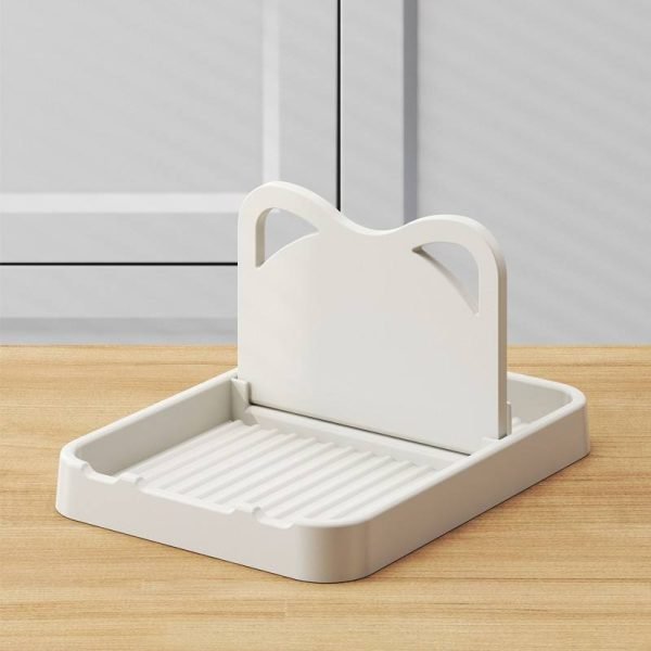 Kitchen household pot lid rack countertop