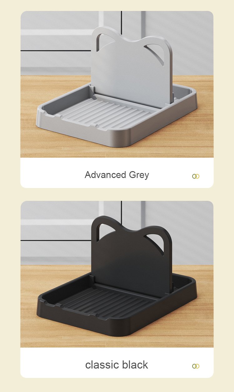 Kitchen household pot lid rack countertop