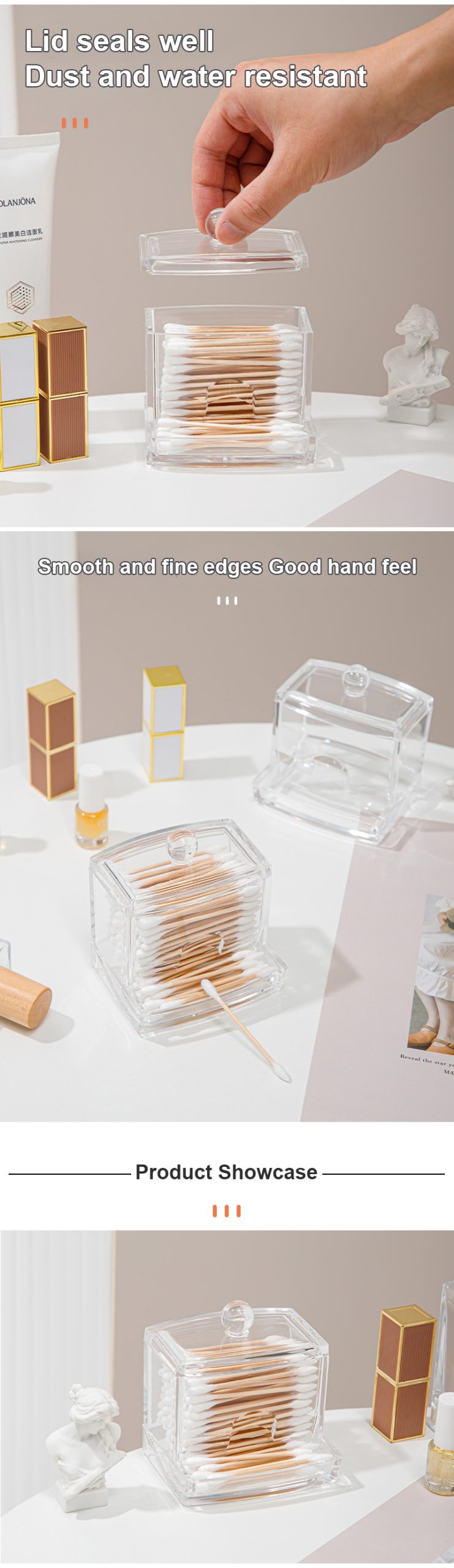 cotton swab pad holder