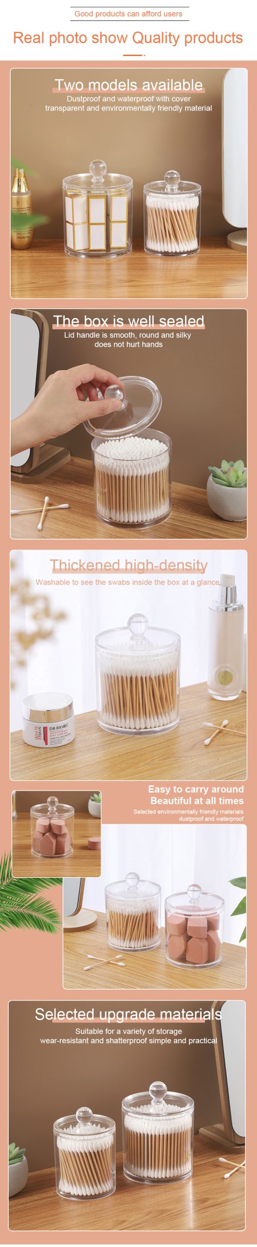 cotton swab pad holder