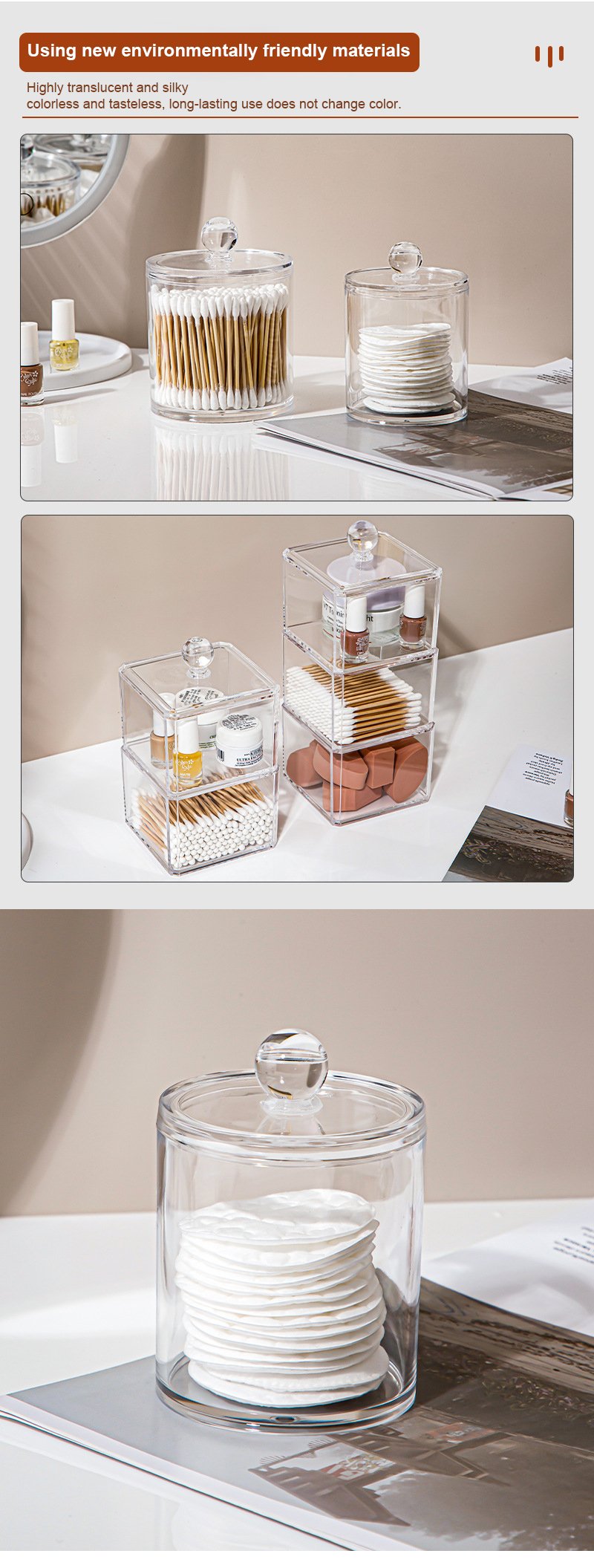 cotton swab pad holder